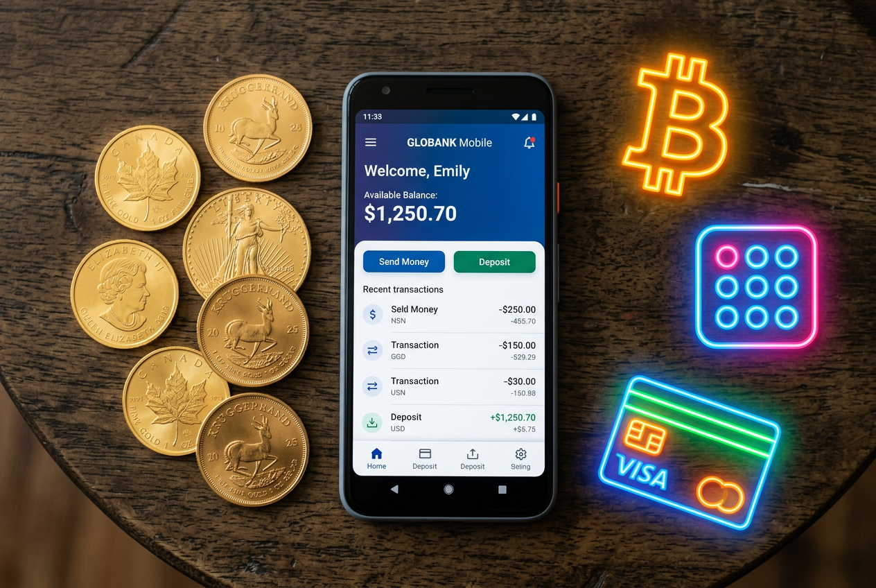 Różne cyfrowe portfele i ikony kryptowalut na ekranie tabletu reprezentujące szybkie metody płatności